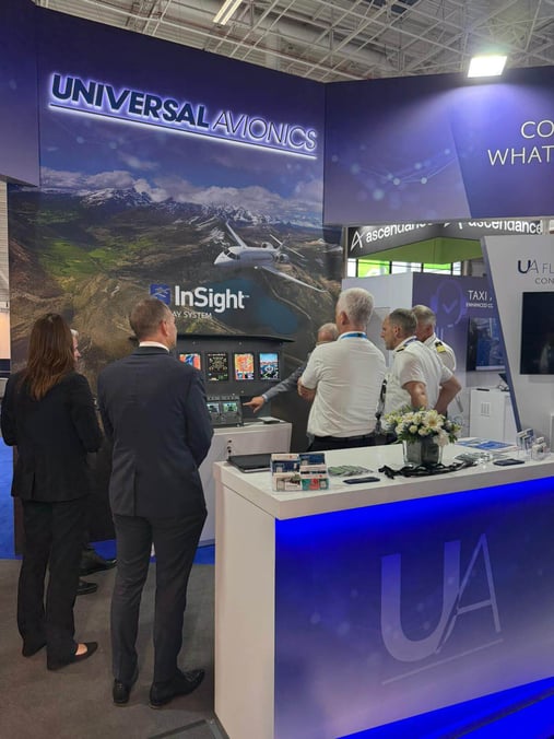 LR_5 Flight Technology Innovations from Paris Air Show 2025 Universal Avionics Recap 4