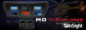 Universal Avionics InSight™ Display System Selected for MD Helicopters’ MD 900/902 Explorer