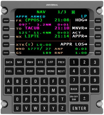 Universal Avionics Receives TSOA for New FMS Software Supporting LP Approaches & Transition to Hover