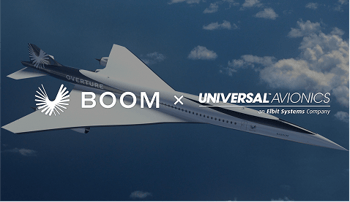 Boom Supersonic Selects Universal Avionics ClearVision Enhanced Flight Vision for Overture Aircraft