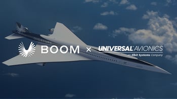Boom Supersonic Selects Universal Avionics ClearVision Enhanced Flight Vision for Overture Aircraft