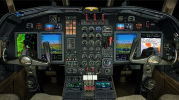 Mid-Canada Mod Center Awarded STC for Falcon 50 InSight Upgrade with Universal Avionics
