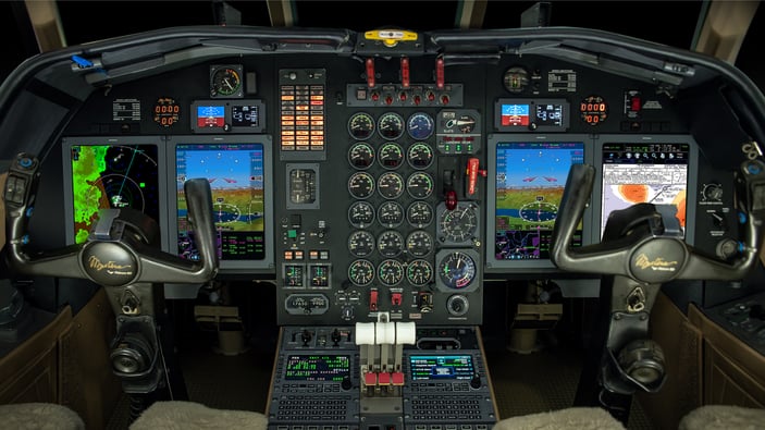 LR_Mid-Canada Mod Center Awarded STC for Falcon 50 InSight Upgrade with Universal Avionics