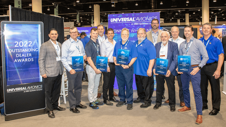 LR_Universal Avionics Announces Outstanding Dealer Award Winners at AEA 2023