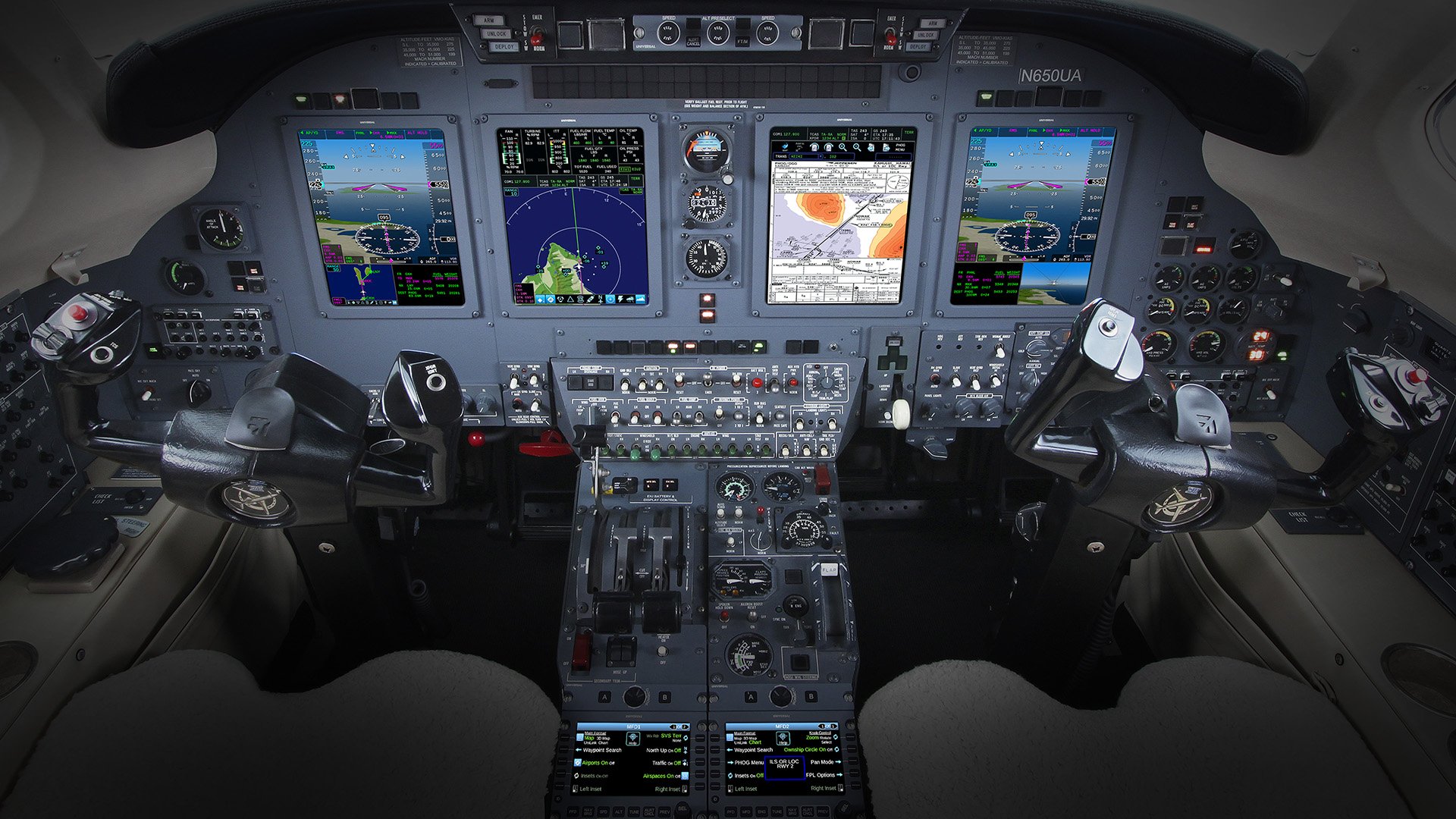 Frame Display Flight InSight™ Integrated Flight Display System | Universal Avionics