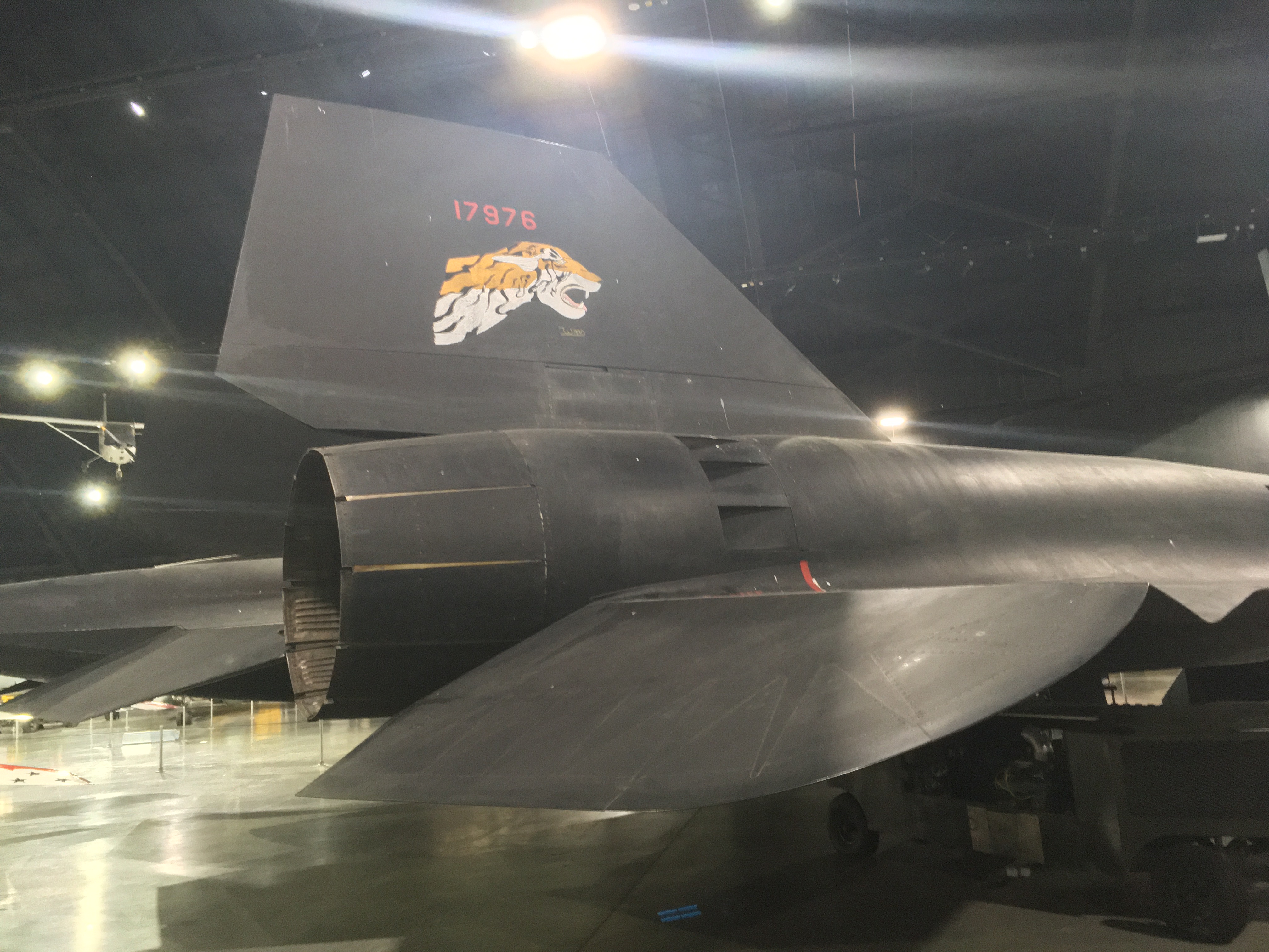 The SR-71 Blackbird: Raul’s favorite aircraft, on display at the Air Force Museum in Dayton, Ohio