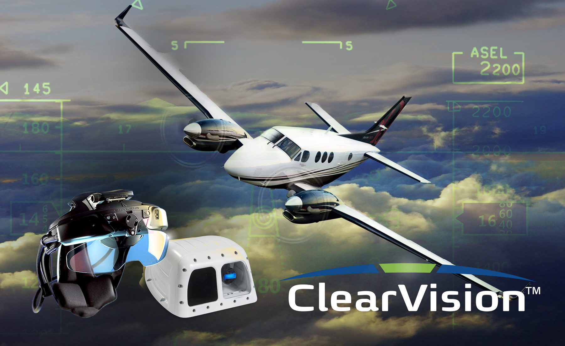 ClearVision on the King Air B200