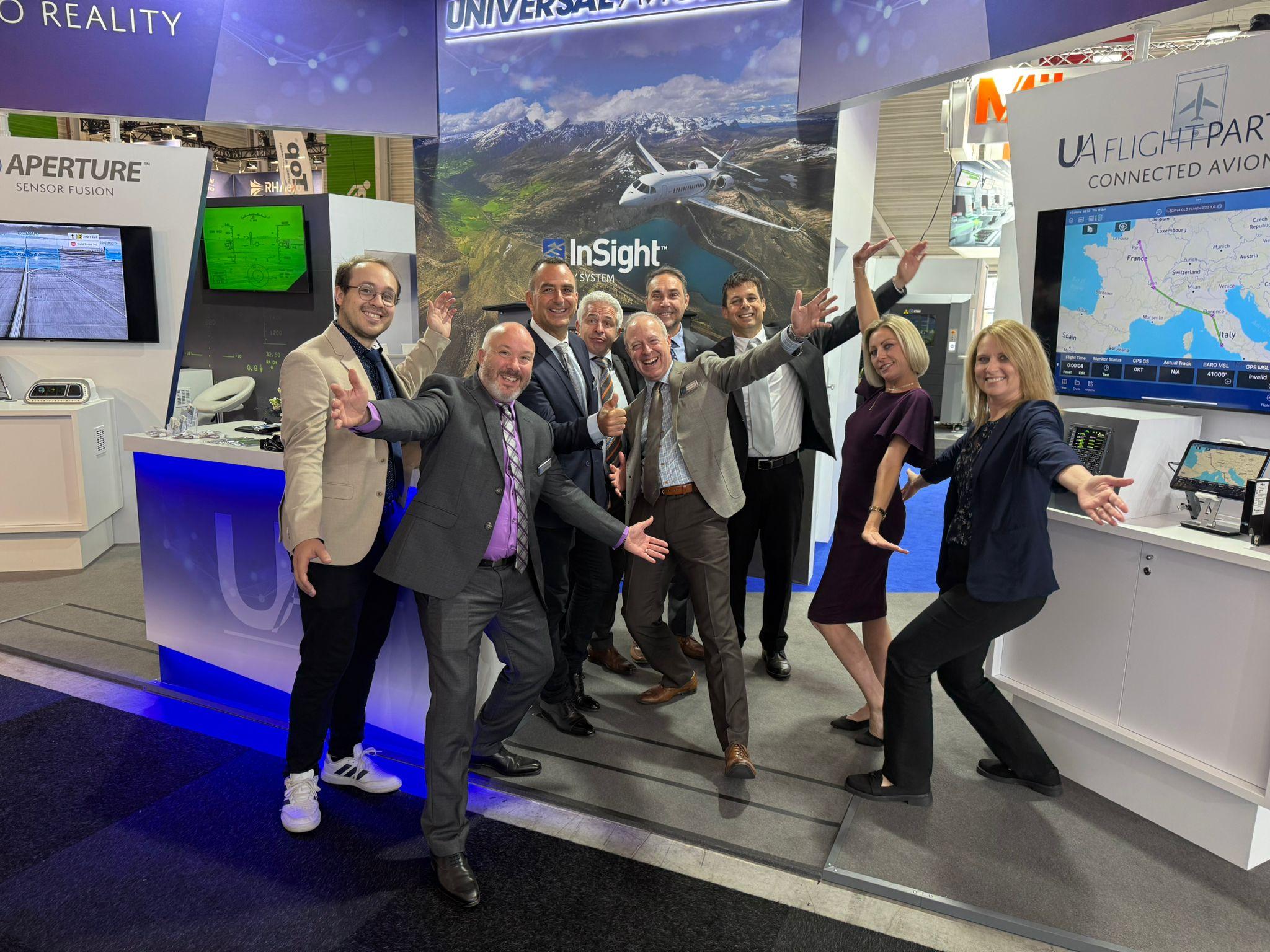 Universal Avionics team at Paris Air Show 2025