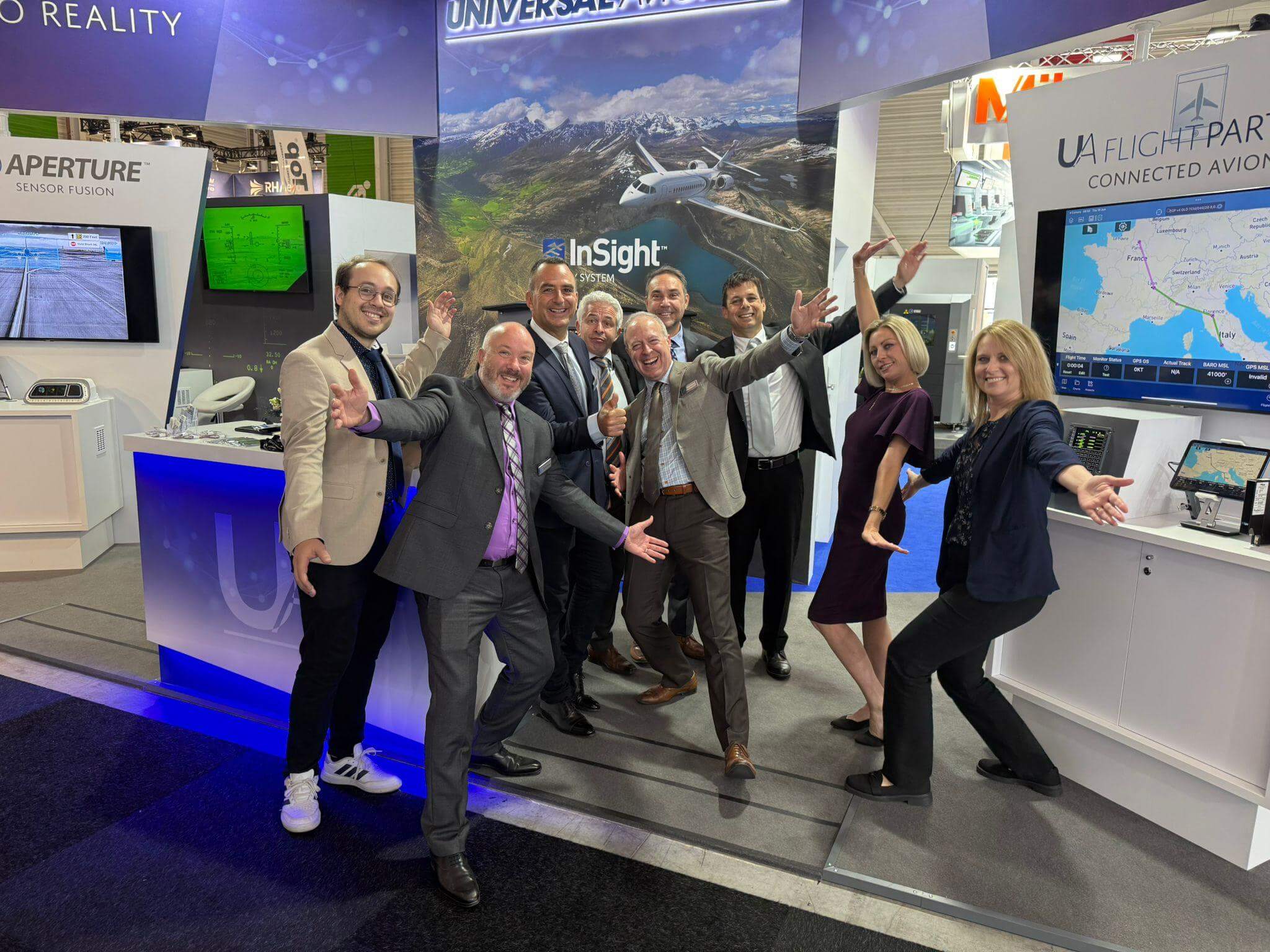 Universal Avionics team at Paris Air Show 2025