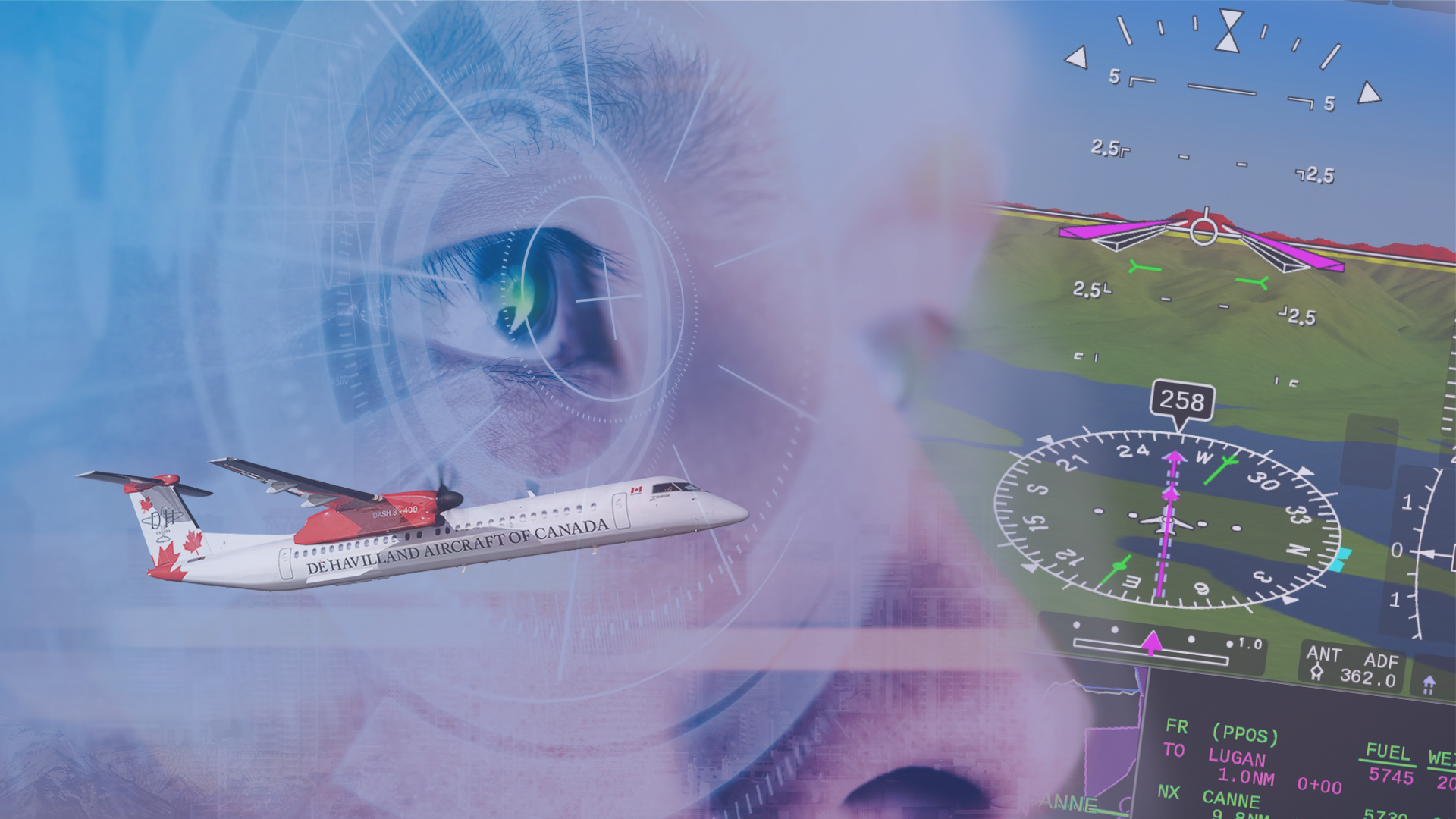 Vision to Reality Concept - InSight Flight Display System with De Havilland Canada Dash-8