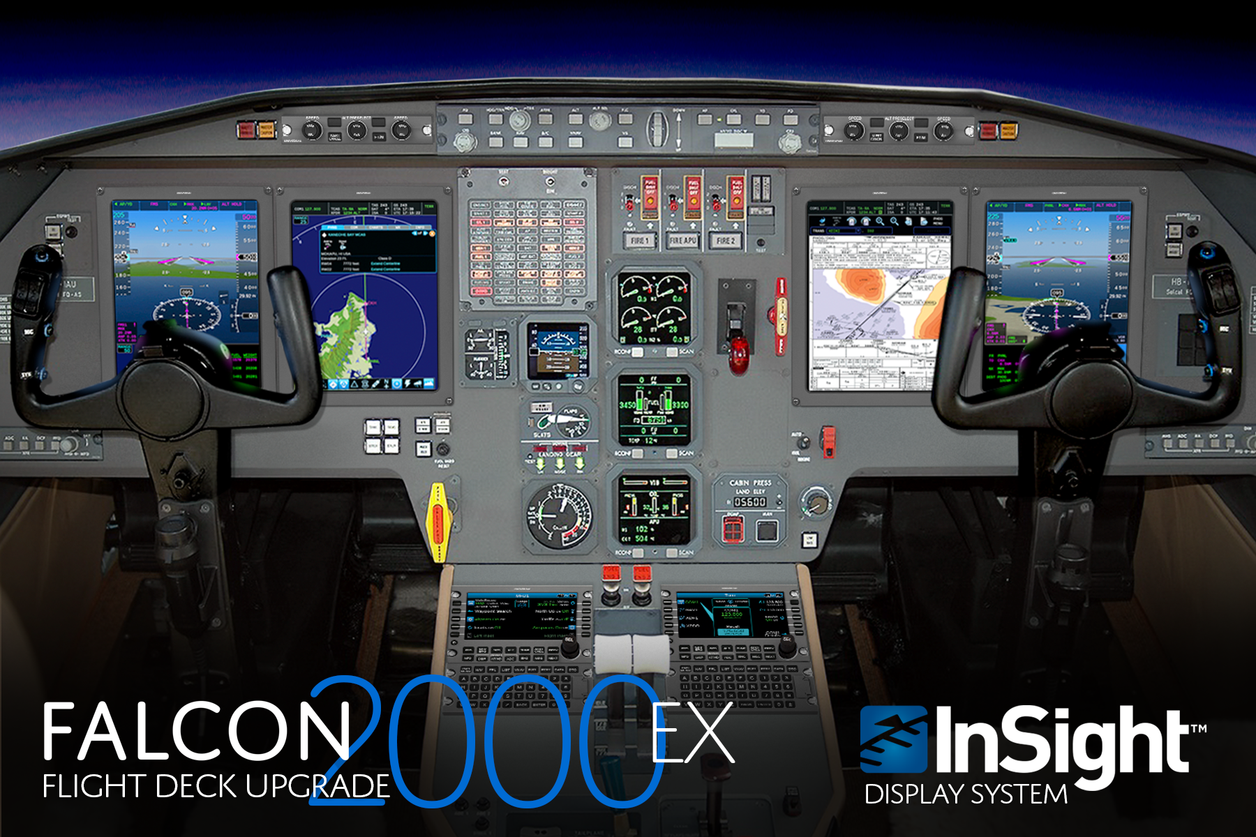 Falcon 2000/EX InSight Flight Deck