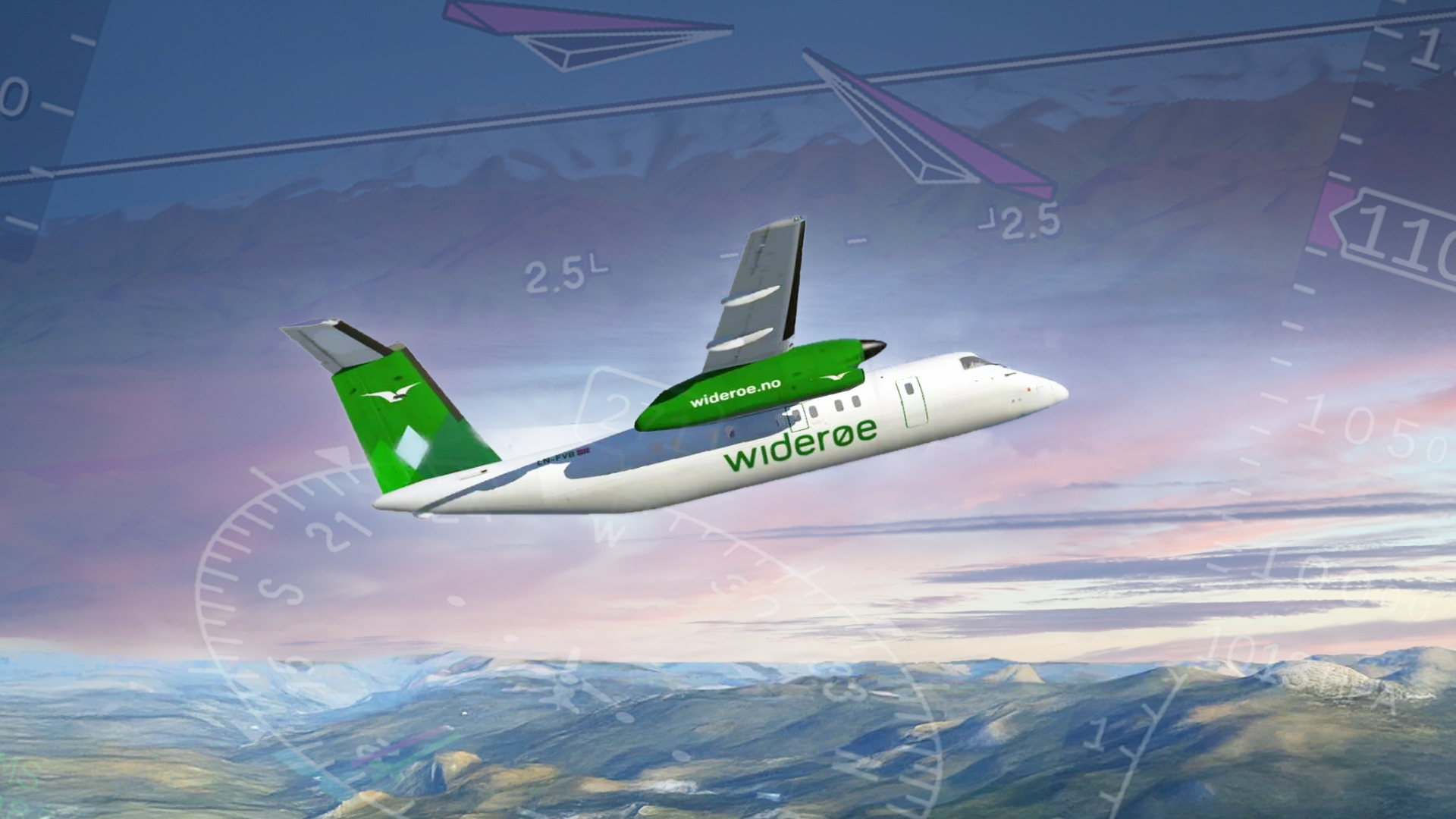 PR - Wideroe Dash8 100-200